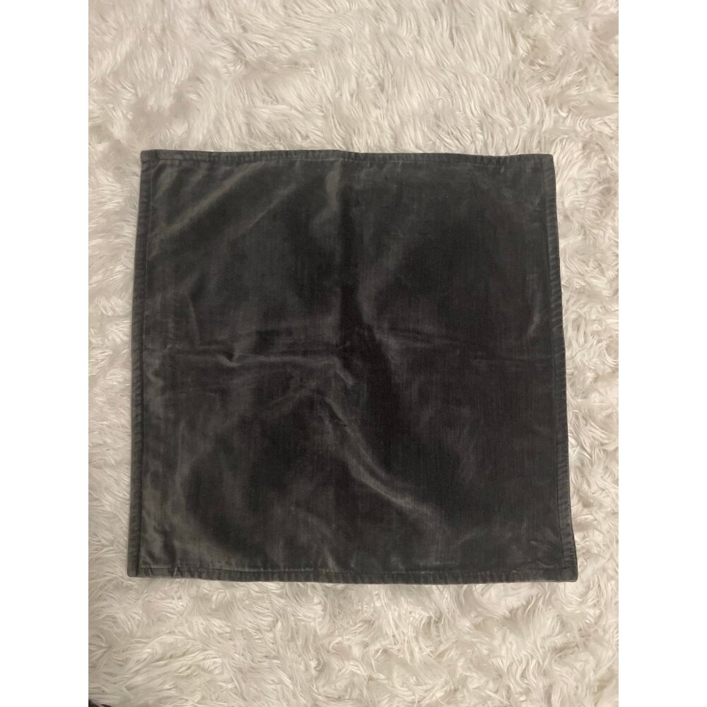 Pottery Barn pillow covers set of two dark gray
